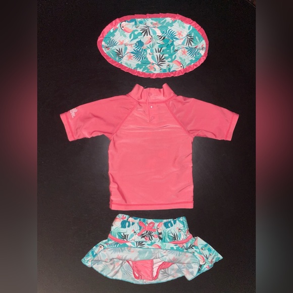 Rashguard Enfant SunSkinz Manches Courtes – Taille 10 – Marron – UV Max Protection